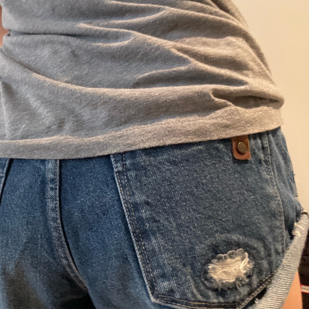 Roxy Button-fly Distressed Denim Short - Picture 10 of 11